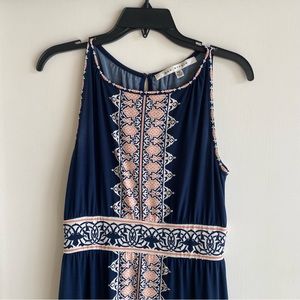 Max Studio Sleeveless Blue Maxi Dress XS